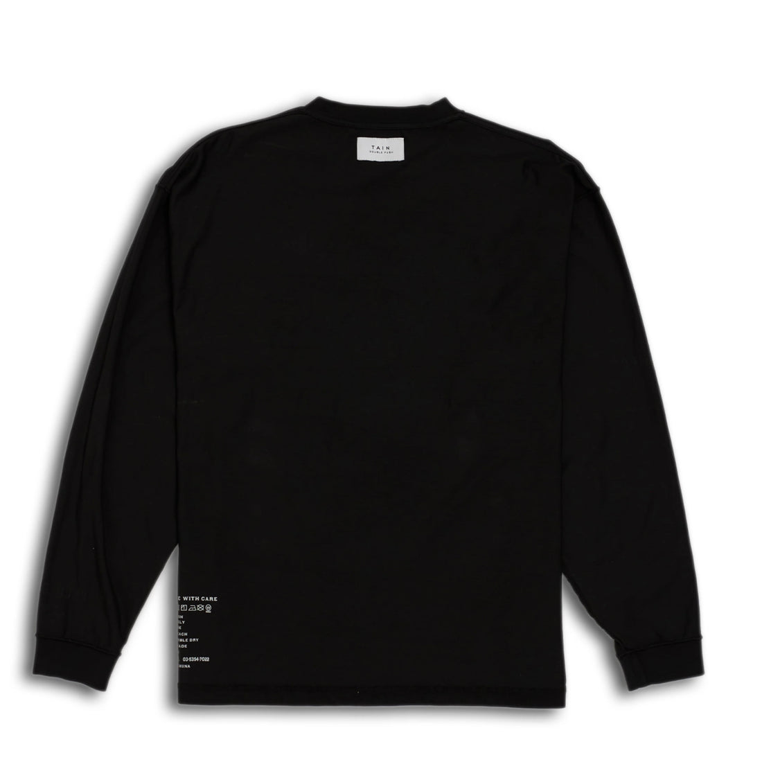 [TAIN DOUBLE PUSH]DOUBLE UP LONG SLEEVE T-SHIRTS/BLACK(T421-LT001)