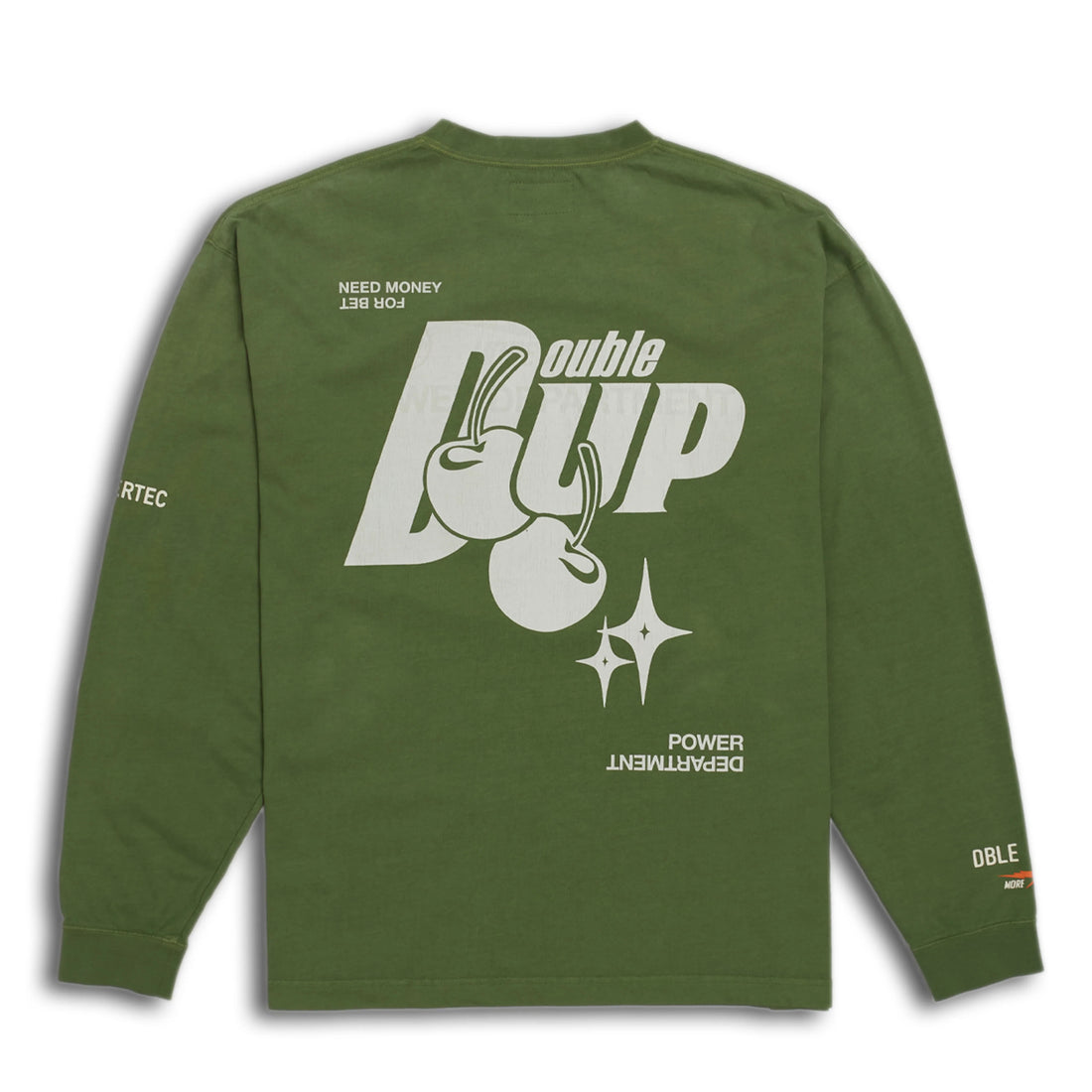 [TAIN DOUBLE PUSH]DOUBLE UP LONG SLEEVE T-SHIRTS/KHAKI(T421-LT001)