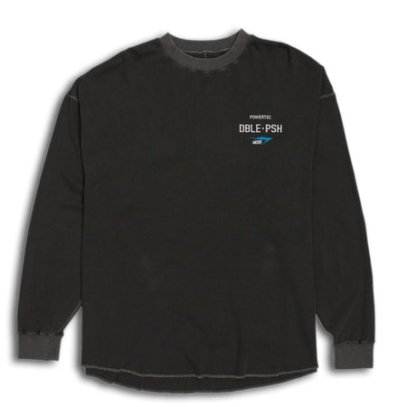 [TAIN DOUBLE PUSH]PIGMENT DYED FOOTBALL LONG SLEEVE T-SHIRTS/BLACK(T421-LT005)