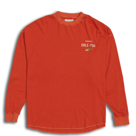 [TAIN DOUBLE PUSH]PIGMENT DYED FOOTBALL LONG SLEEVE T-SHIRTS/ORANGE(T421-LT005)