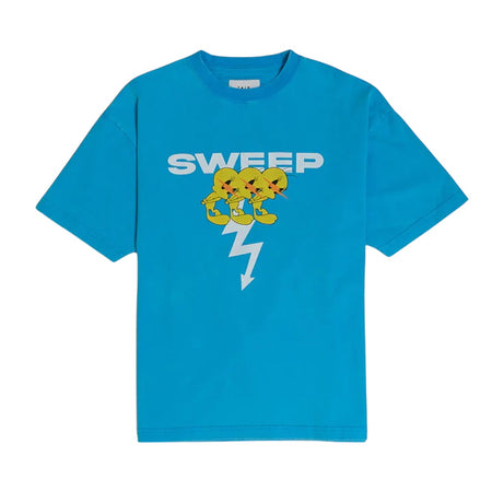[TAIN DOUBLE PUSH]SWEEP SHORT SLEEVE T-SHIRTS/BLUE(T511-ST104)