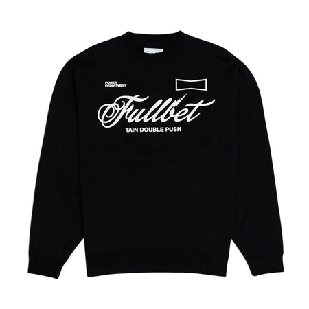 [TAIN DOUBLE PUSH]FULL BET CREW NECK SWEAT/BLACK(T511-TR108)