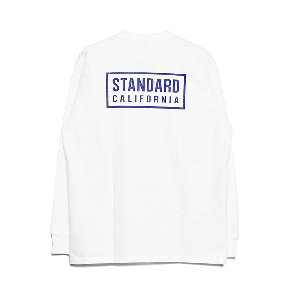 STANDARD CALIFORNIA]SD Heavyweight Box Logo long Sleeve T/WHITE 