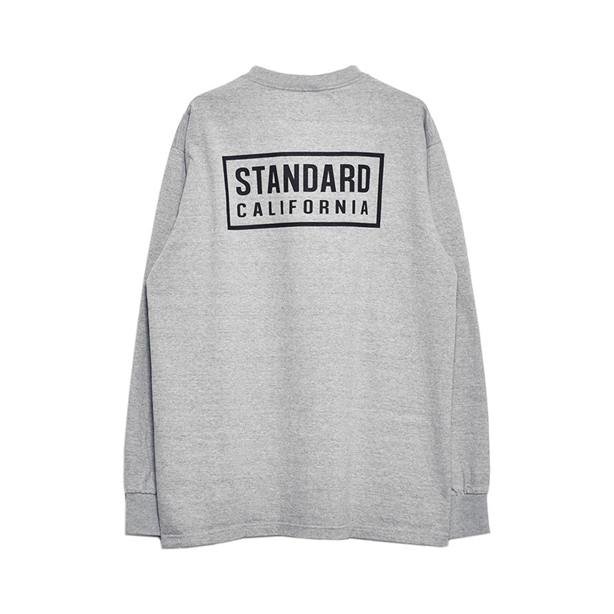 STANDARD CALIFORNIA]SD Heavyweight Box Logo Long Sleeve T/GRAY 