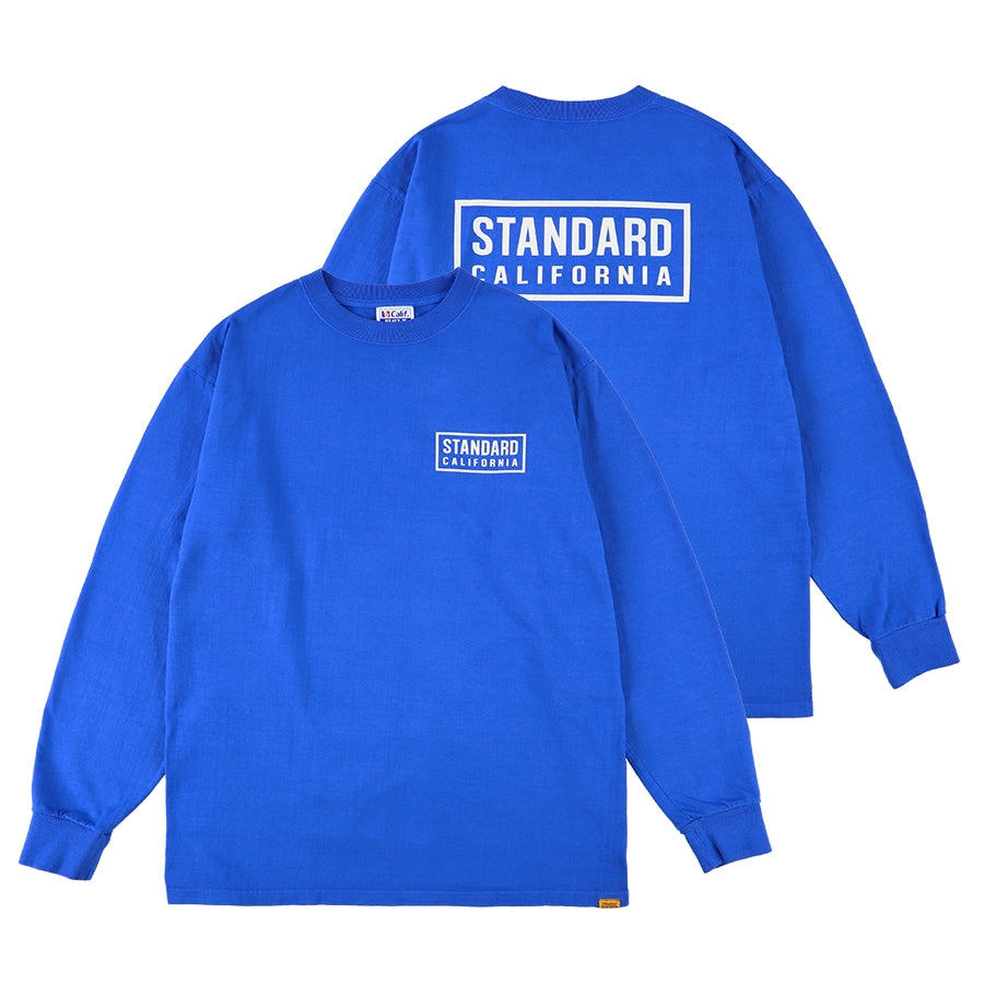 STANDARD CALIFORNIA]SD Heavyweight Box Logo Long Sleeve T/BLUE(TSOLM1 –  R&Co.