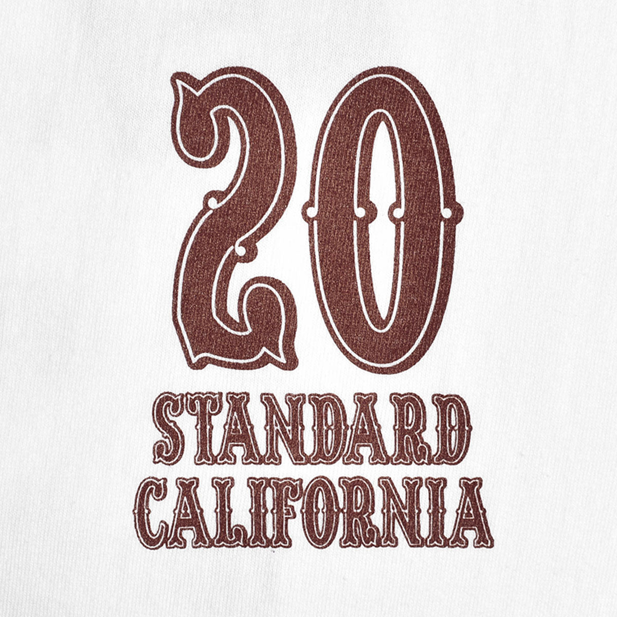 STANDARD CALIFORNIA]SD 20th Anniversary Logo T/WHITE(TSOSF100) – R&Co.