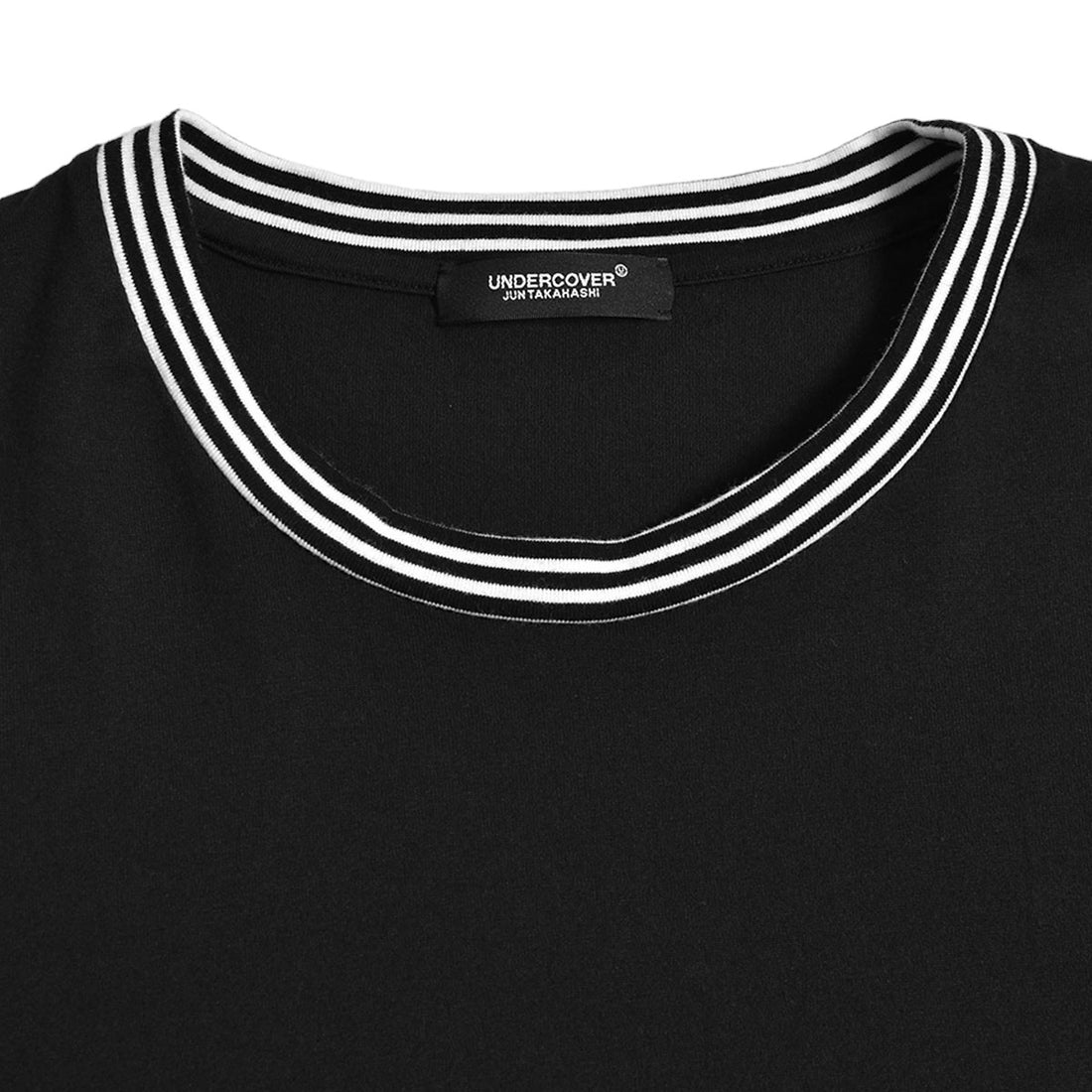 [UNDERCOVER]衿ボーダーTEE/BLACK/WHITE(UC1D9803)