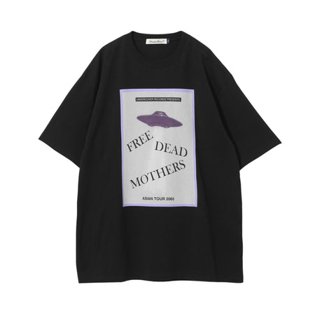 [UNDERCOVER]TEE FREE DEAD MOTHERS UC RECORDS/BLACK(UC1E3808)