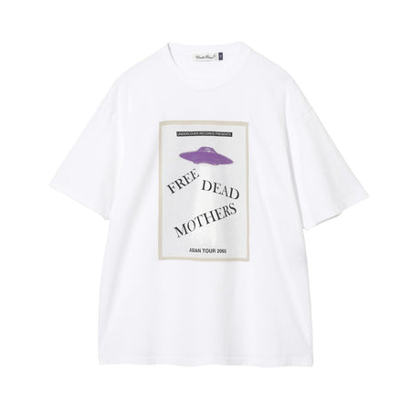 [UNDERCOVER]TEE FREE DEAD MOTHERS UC RECORDS/WHITE(UC1E3808)