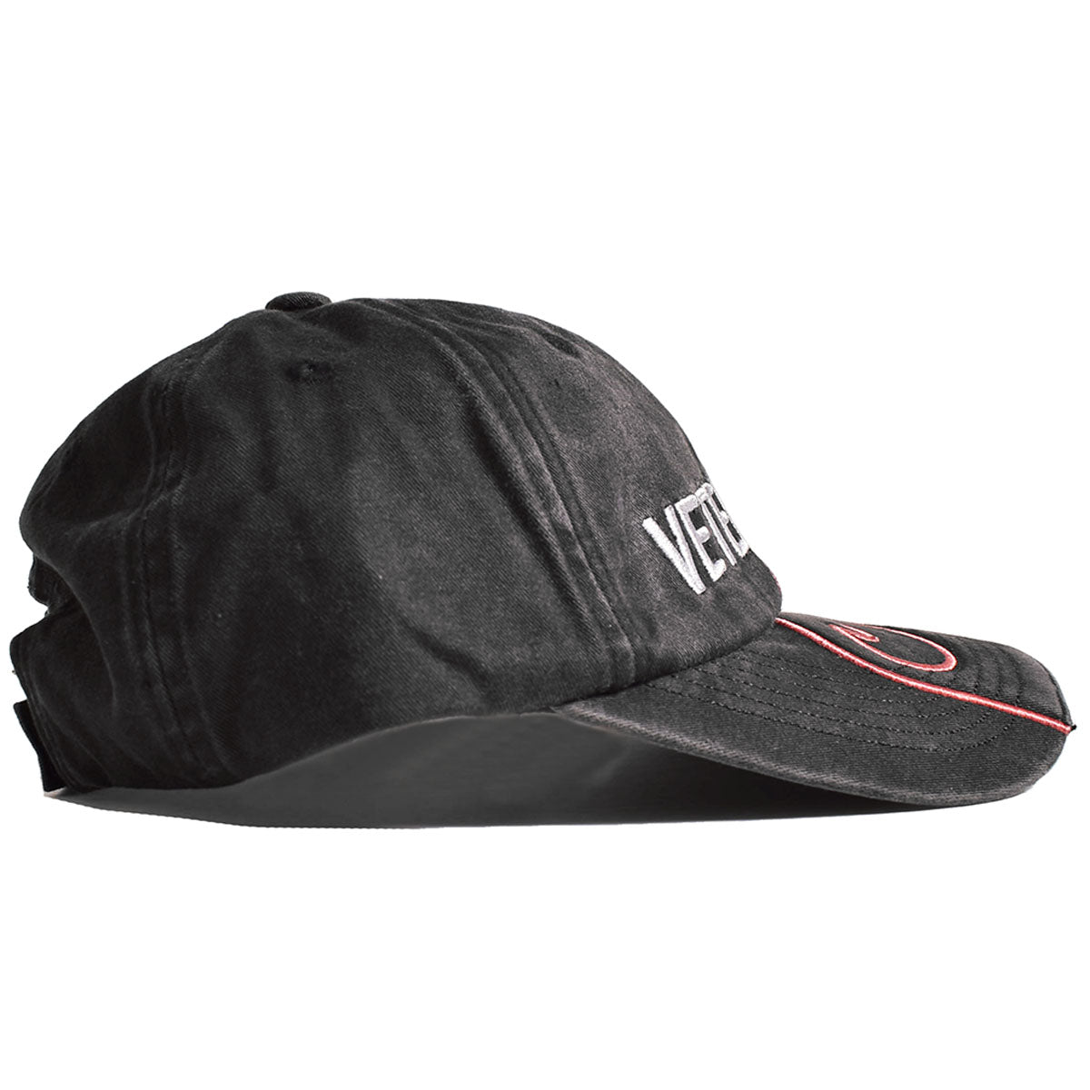 VETEMENTS Flame-logo baseball cap - Grey