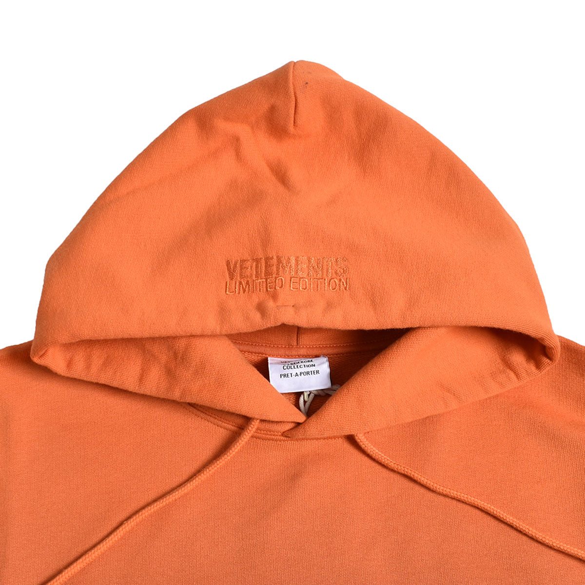 VETEMENTS]GRADIENT LOGO LIMITED EDITION HOODIE/ORANGE(UE54HD200