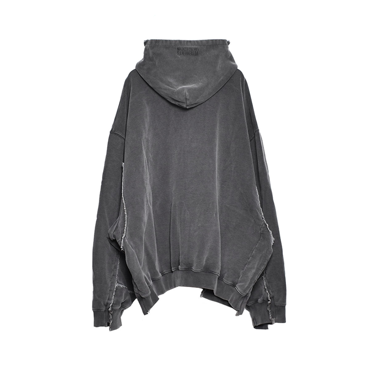 VETEMENTS]DECONSTRUCTED ZIP-UP HOODIE/BLACK(UE54HD660) – R&Co.