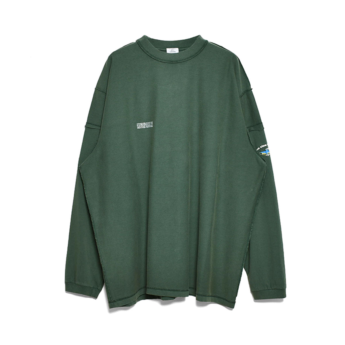 [VETEMENTS]INSIDE-OUT SHARK LONGSLEEVE/GREEN(UE54LS140) – R&Co.