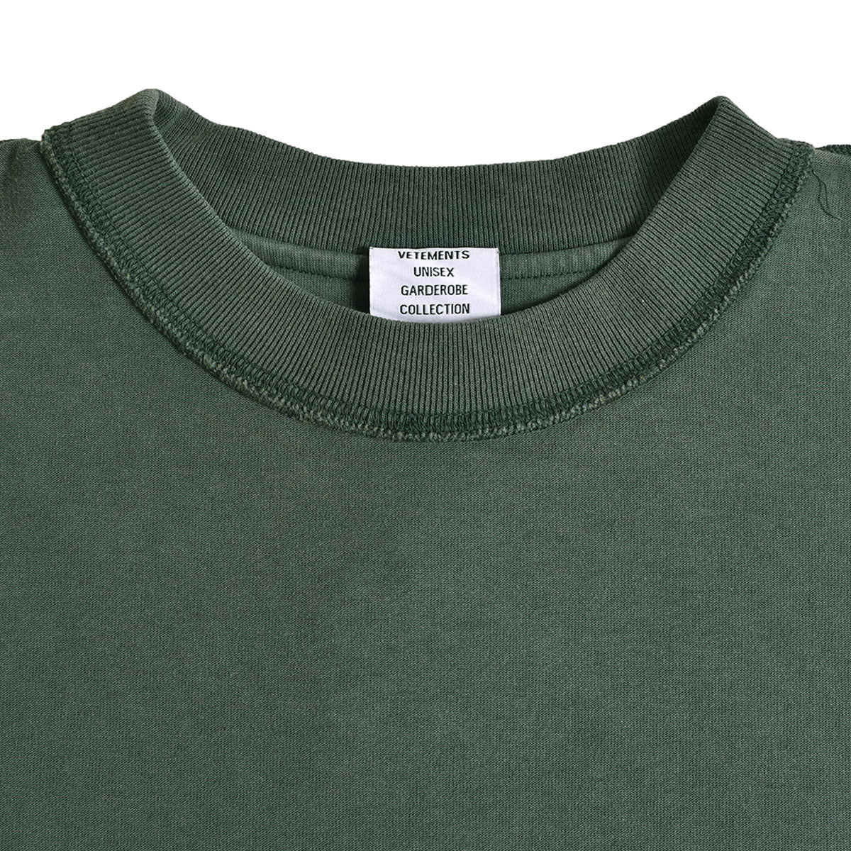 VETEMENTS]INSIDE-OUT SHARK LONGSLEEVE/GREEN(UE54LS140) – R&Co.