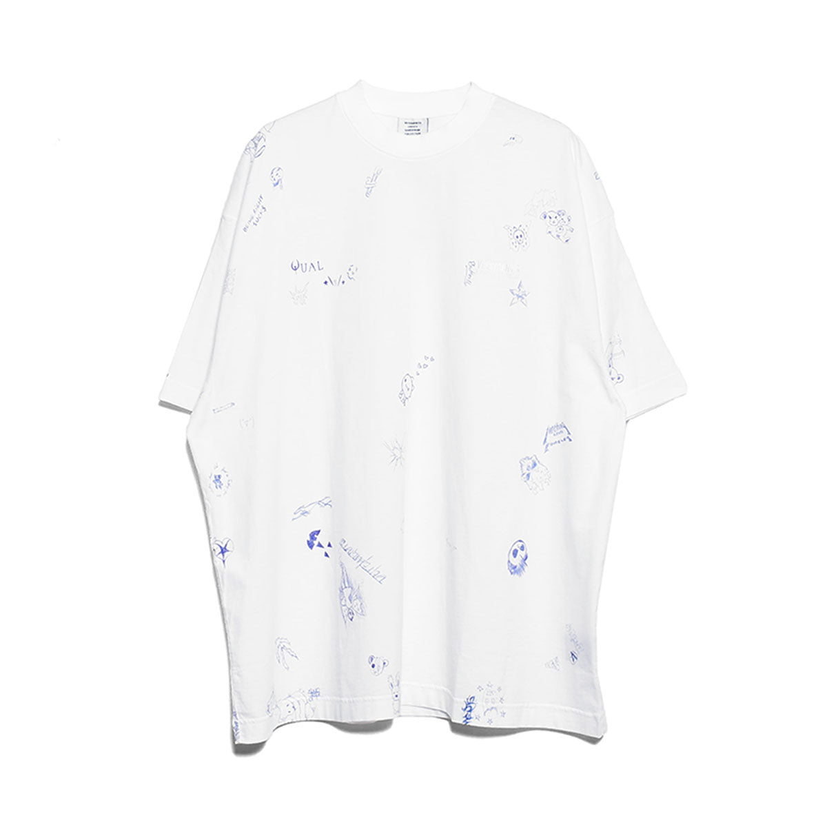 VETEMENTS]SCRIBBLED T-SHIRT/WHITE(UE54TR320) – R&Co.