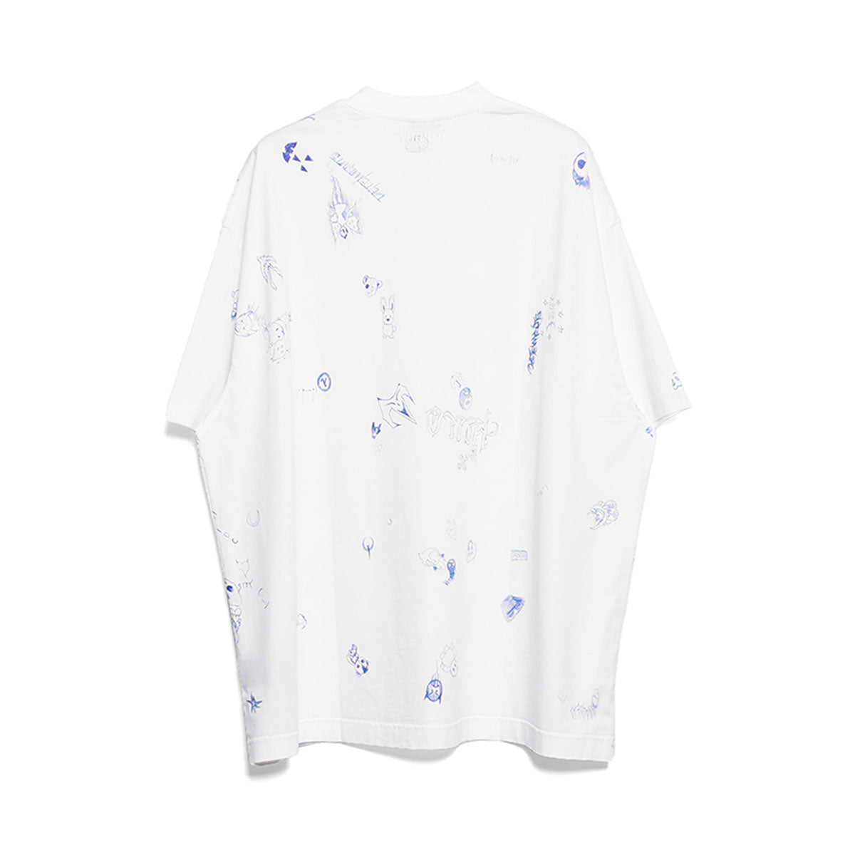 VETEMENTS]SCRIBBLED T-SHIRT/WHITE(UE54TR320) – R&Co.