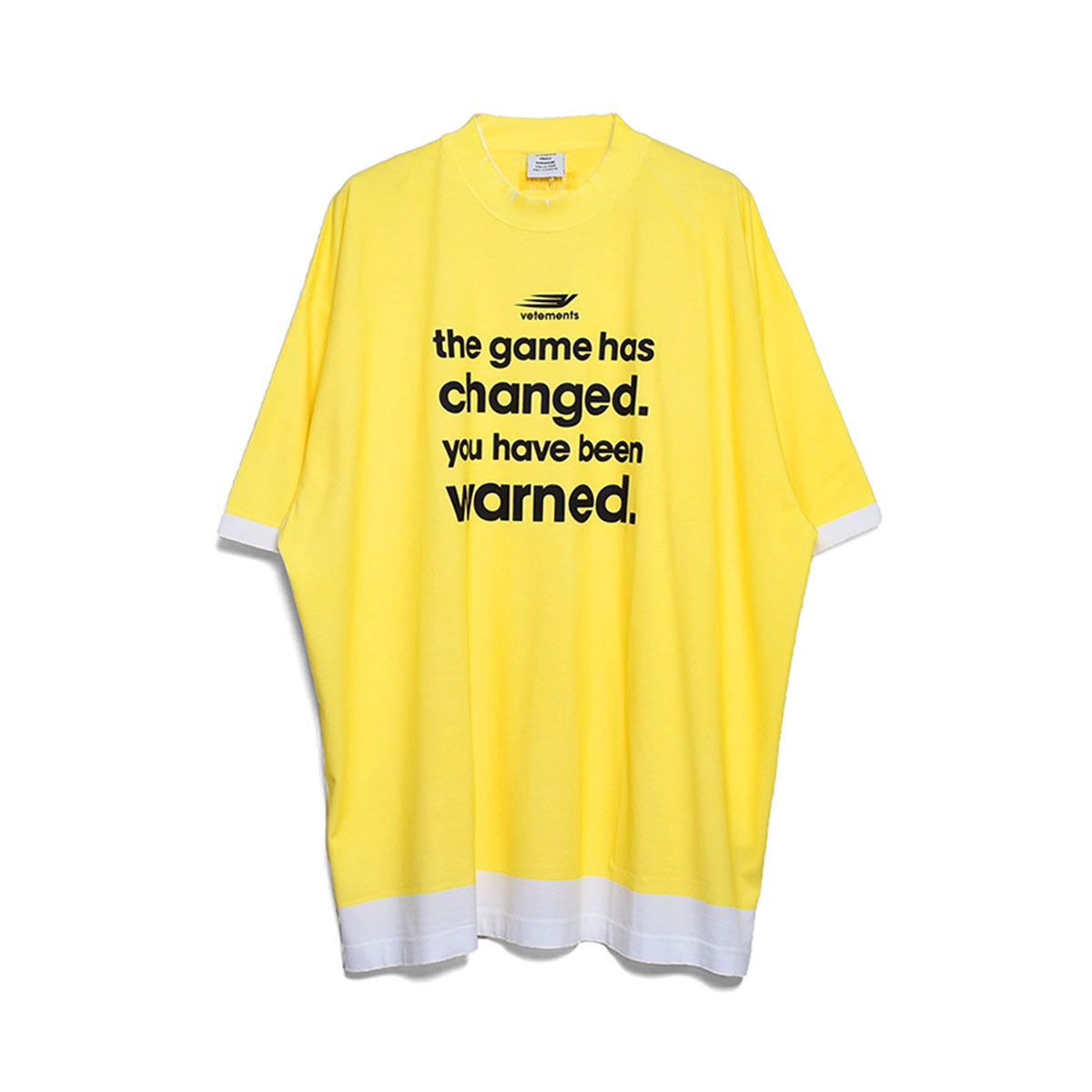 ヴェトモン Tシャツ UE52TR120X 黄 ロゴ 新品 未使用 - Tシャツ ...