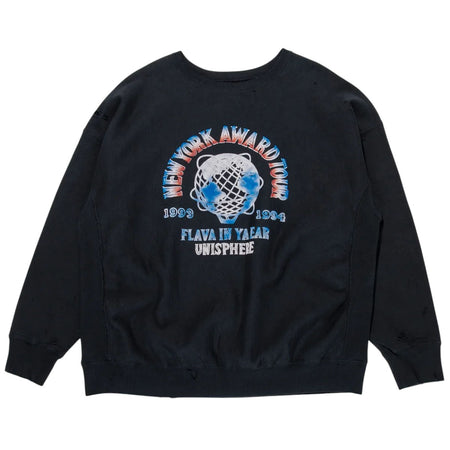 [BOWWOW]UNISPHERE SWEATSHIRTS/BLACK(BW242-USSD)