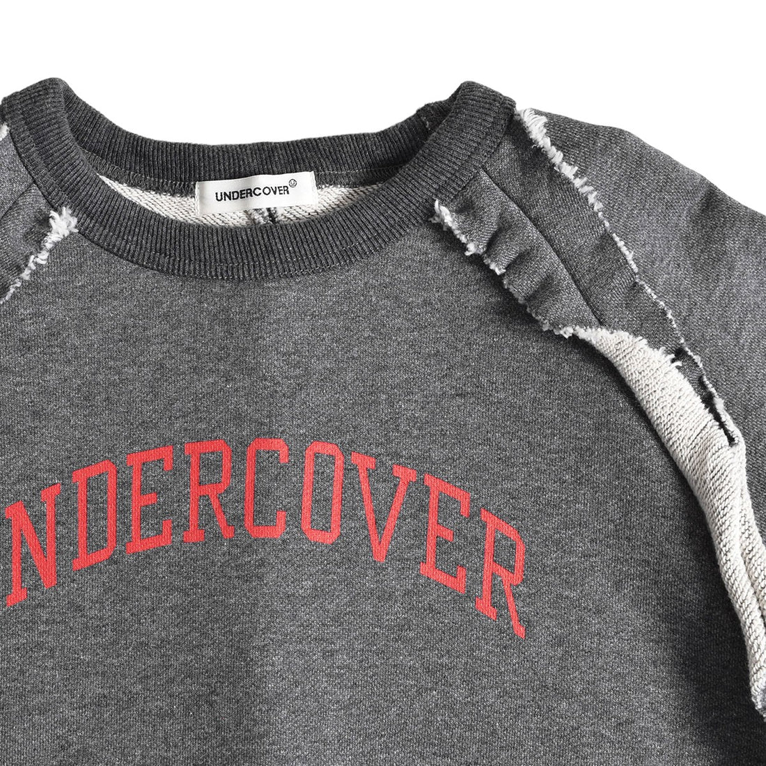 [UNDERCOVER]ウラケフリル縫代表出プルオーバーUNDERCOVER/CHARCOAL(UP2D1803-1)