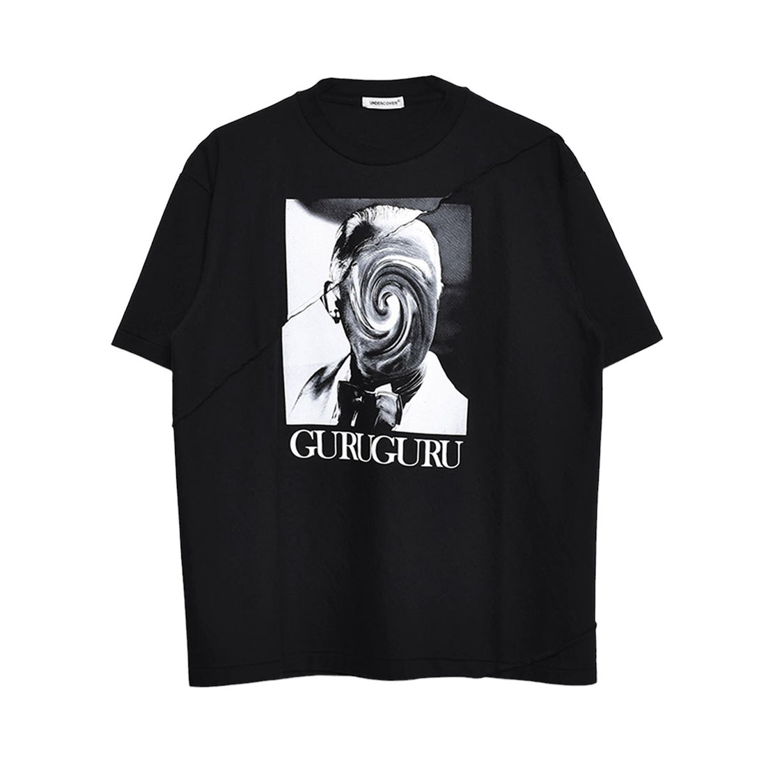 [UNDERCOVER]スパイラル切替TEE GURUGURU/BLACK(UP2D4809-1)