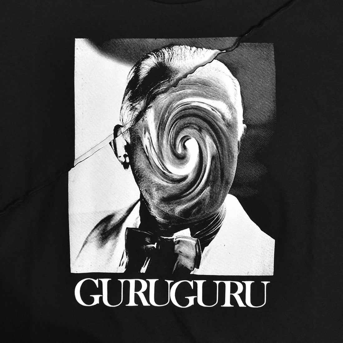 [UNDERCOVER]スパイラル切替TEE GURUGURU/BLACK(UP2D4809-1)