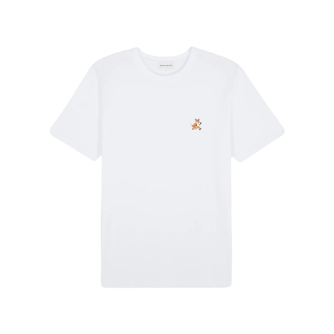 [MAISON KITSUNE]SPEEDY FOX PATCH COMFORT TEE-SHIRT/WHITE(MM00125KJ0008)