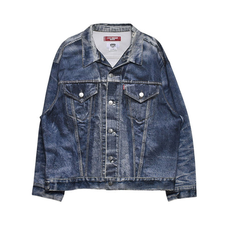 [eye JUNYA WATANABE MAN]Levi's BerBerJin デニム転写ジャケット/INDIGO(WO-J911-100)