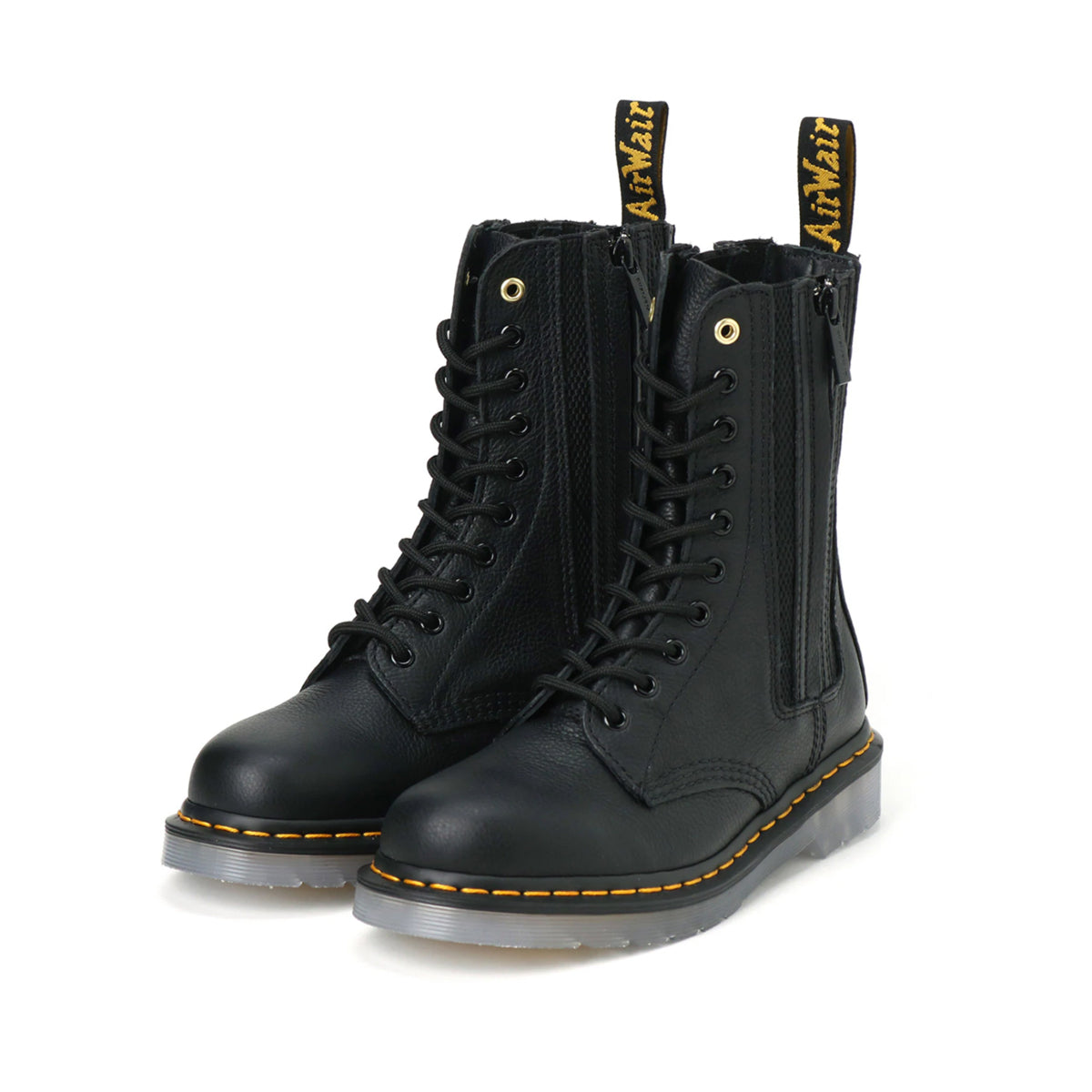 yohji yamamoto × Dr.Martens ]10-EYE SIDE GORE BOOTS/BLACK(HJ-E05