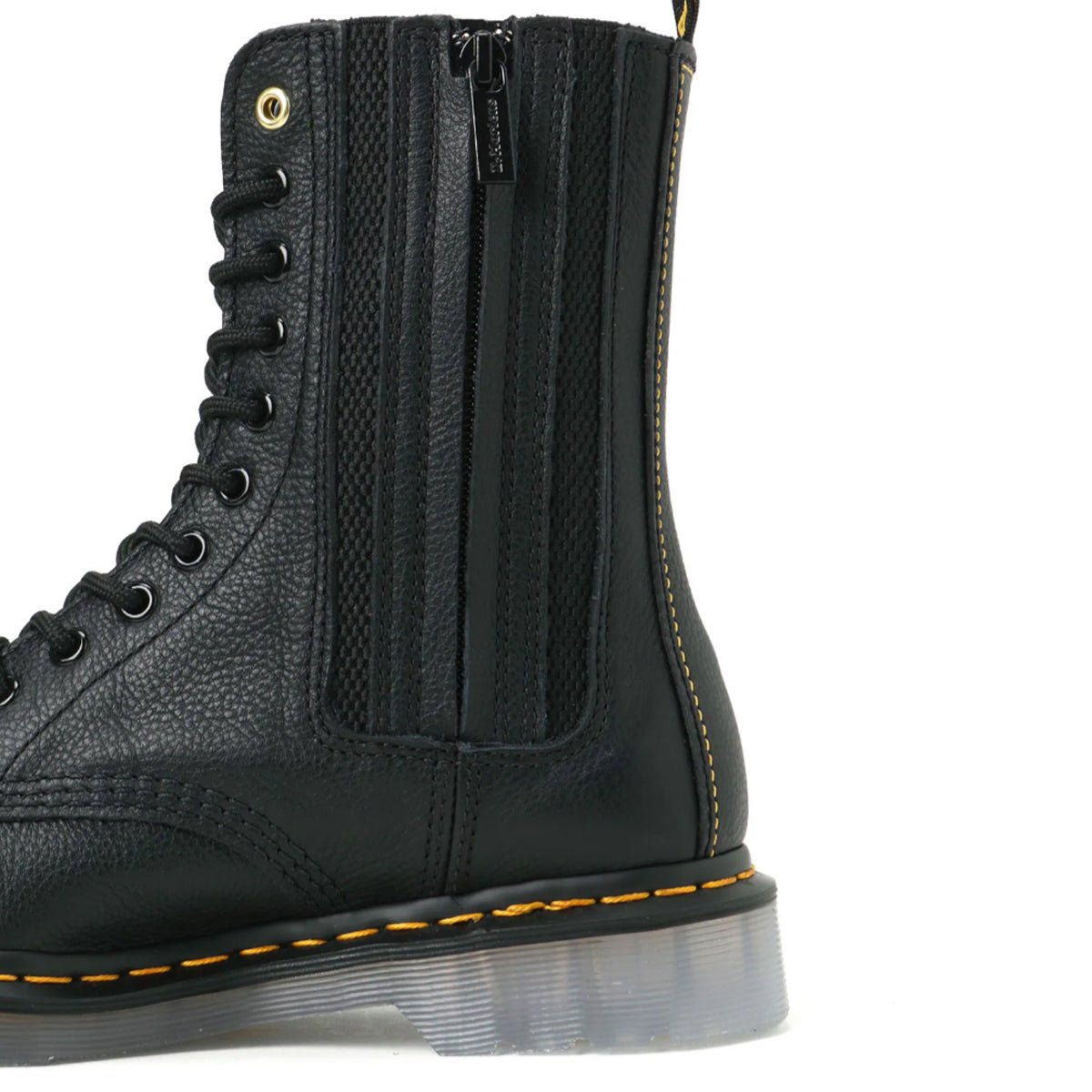 yohji yamamoto × Dr.Martens ]10-EYE SIDE GORE BOOTS/BLACK(HJ-E05