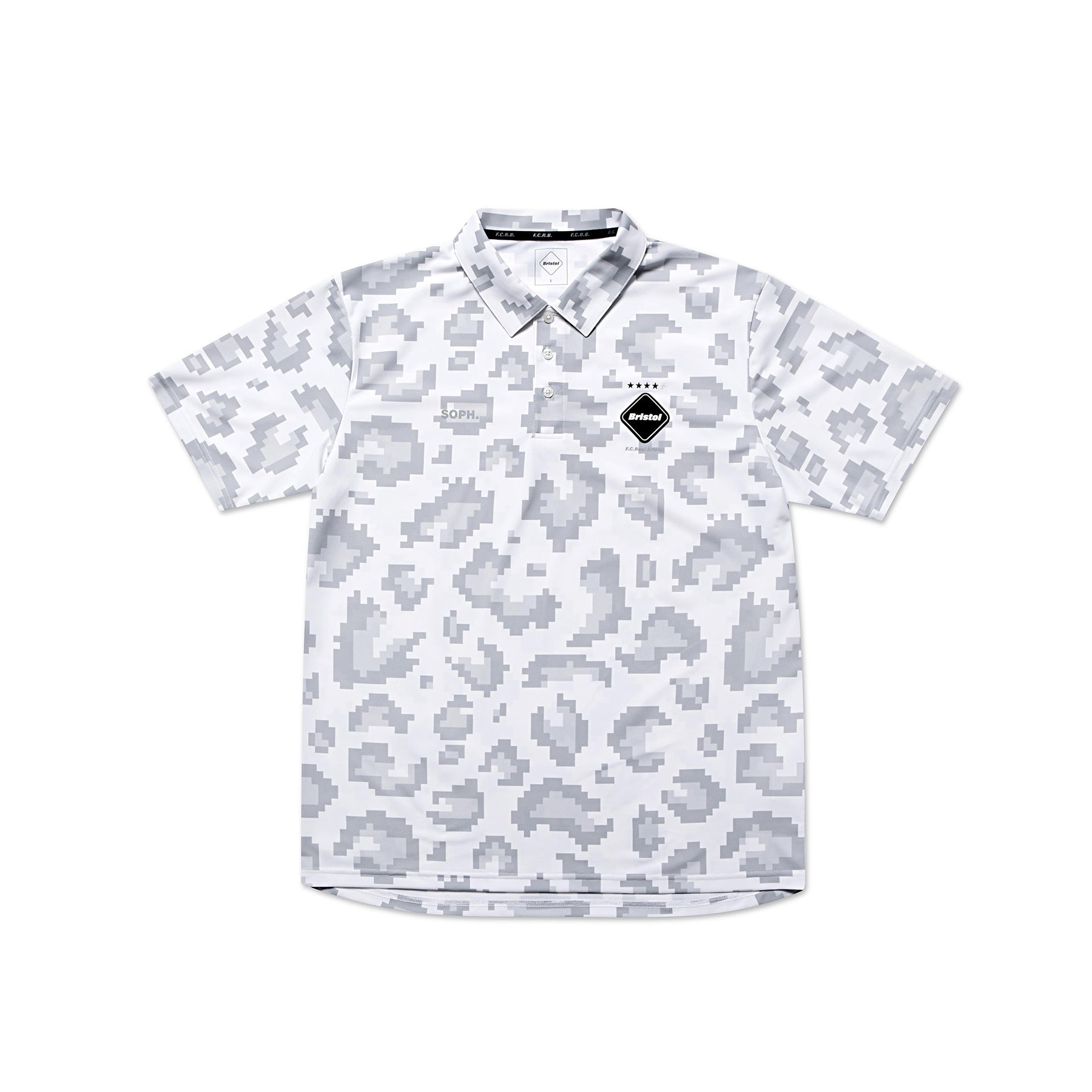 XL 送料無料 FCRB 23SS WHOLE PATTERN S/S POLO