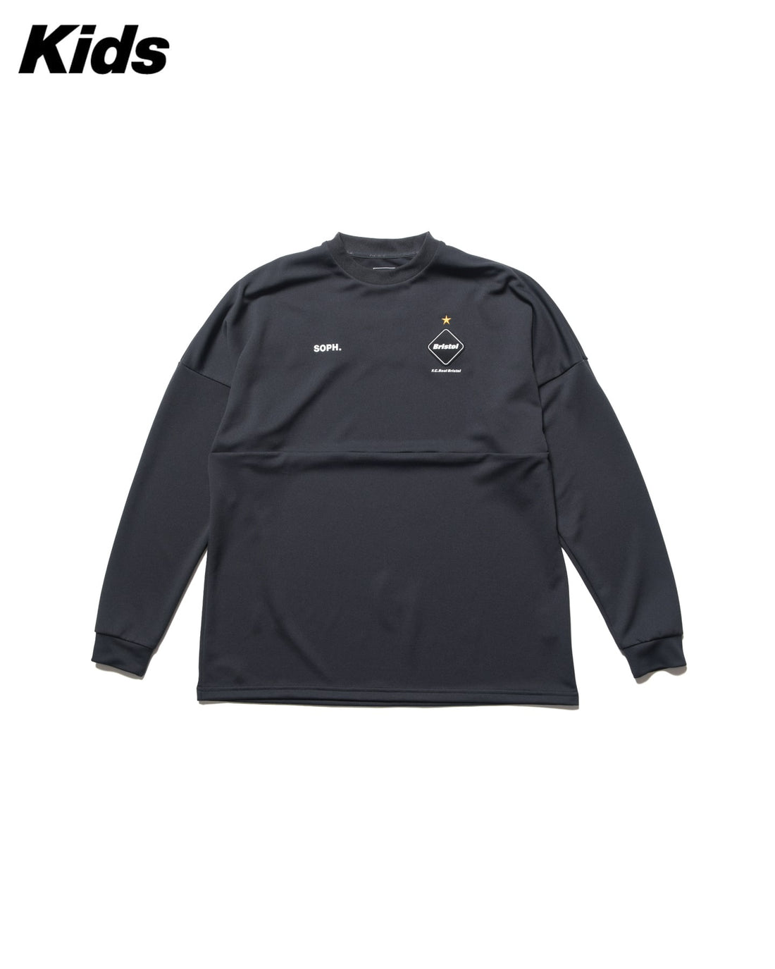 [F.C.Real Bristol for Kids]BIG LOGO L/S BAGGY TEE(FCRB-K240008)