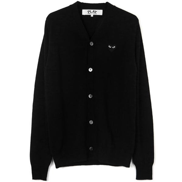 [PLAY COMME des GARCONS]KNIT CARDIGAN/BLACK(AZ-N024-051)