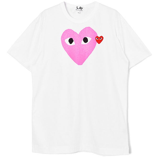 PLAY COMME des GARCONS TEE PINK AZ T106 051 R Co