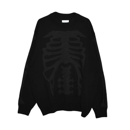 【TAKAHIRO MIYASHITA TheSoloIst】crew neck sweater /BLACK/BLACK(sbk.0001AW24)