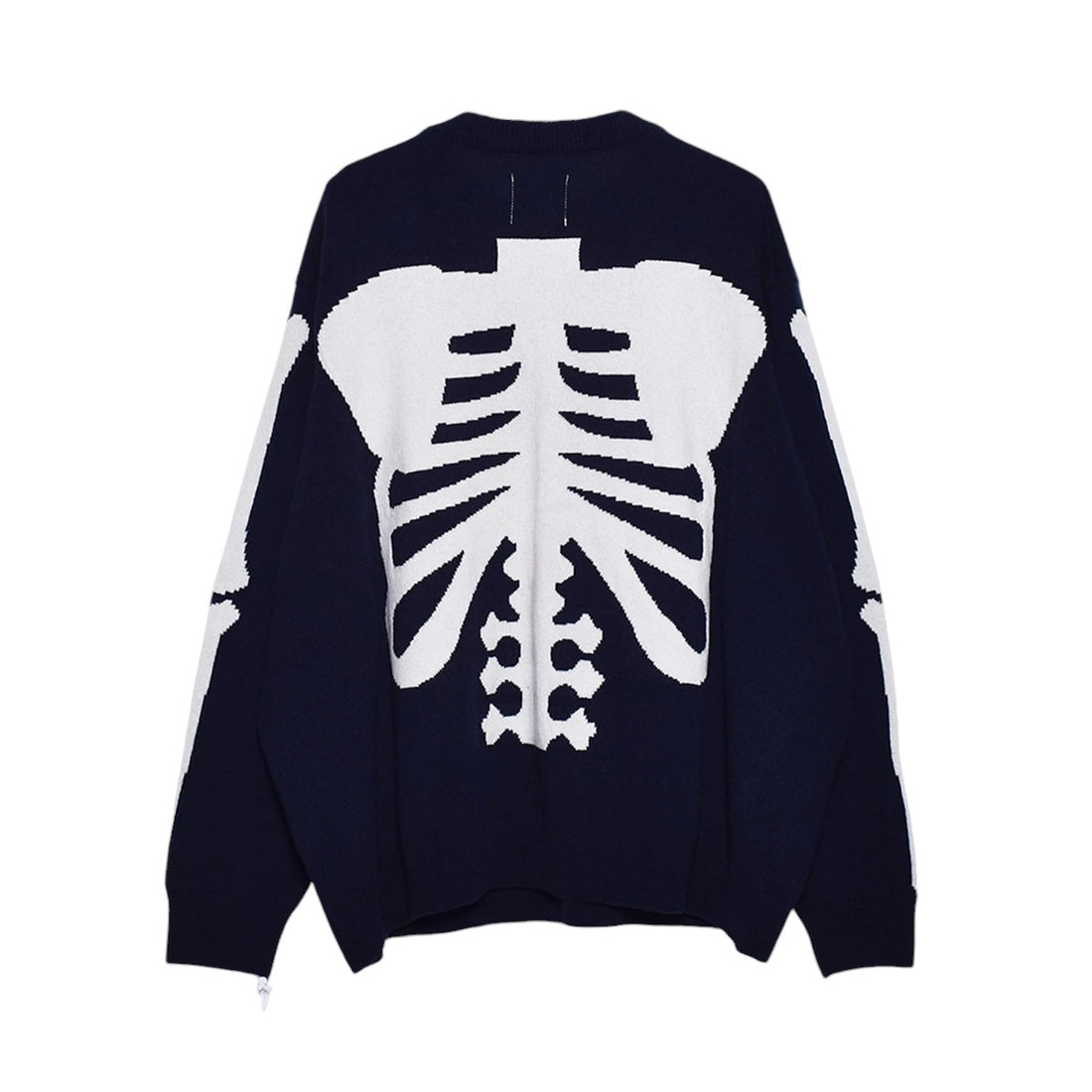 【TAKAHIRO MIYASHITA TheSoloIst】crew neck sweater /NAVY/WHITE(sbk.0001AW24)