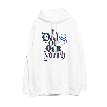 【TAKAHIRO MIYASHITA TheSoloIst】oversized hoodie. (days of our youth color)/WHITE(sc.0024aAW24)