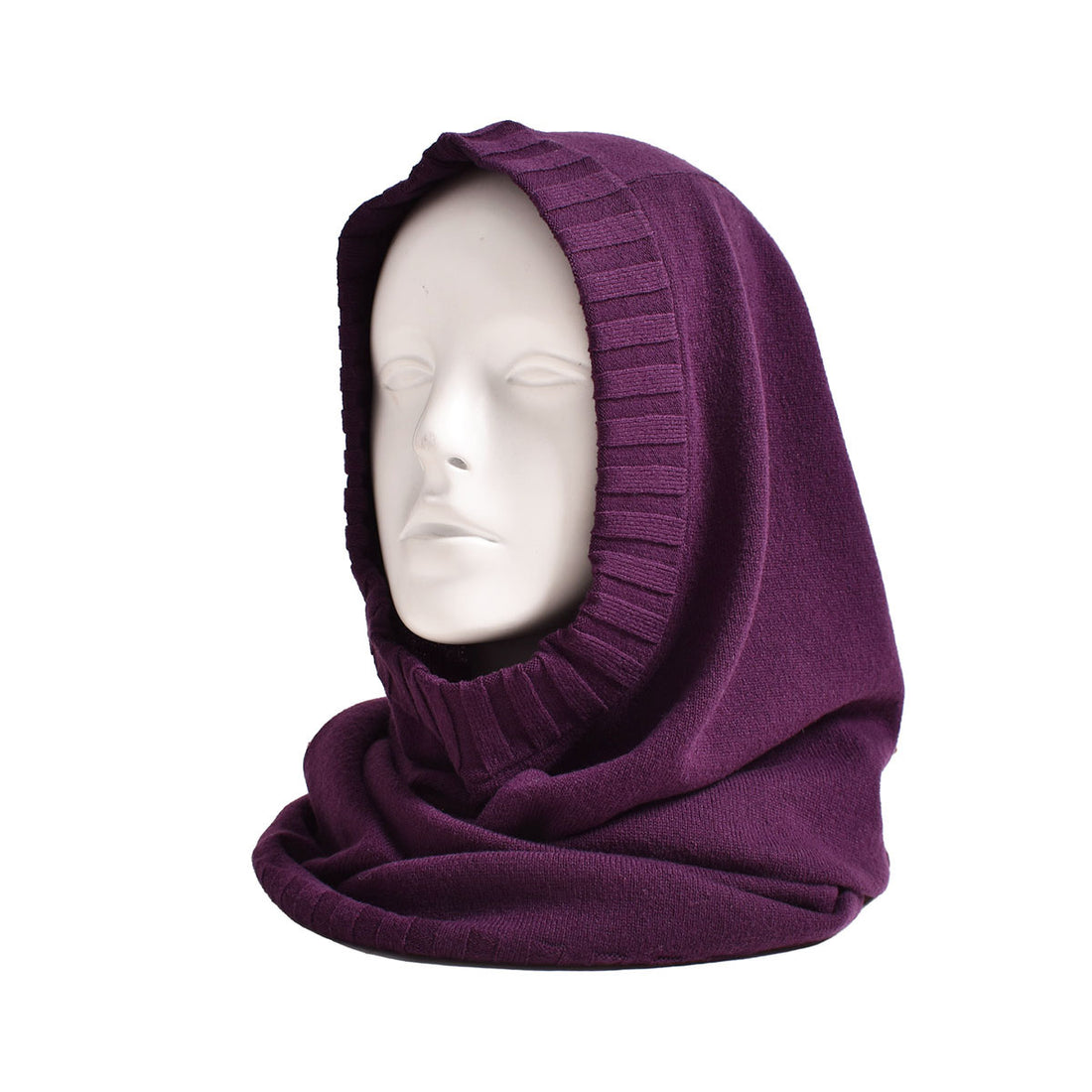 [TAKAHIRO MIYASHITA TheSoloIst]lambs wool huge balaclava./PURPLE(sk.0014bAW23)