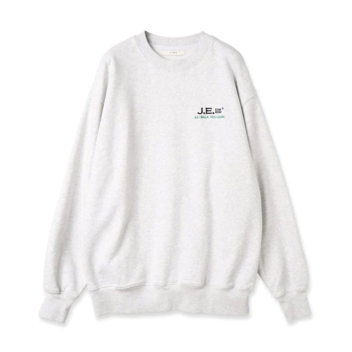 JieDa]JE EMBROIDERY SWEAT CREW/GRAY(Jie-24S-CT12) – R&Co.