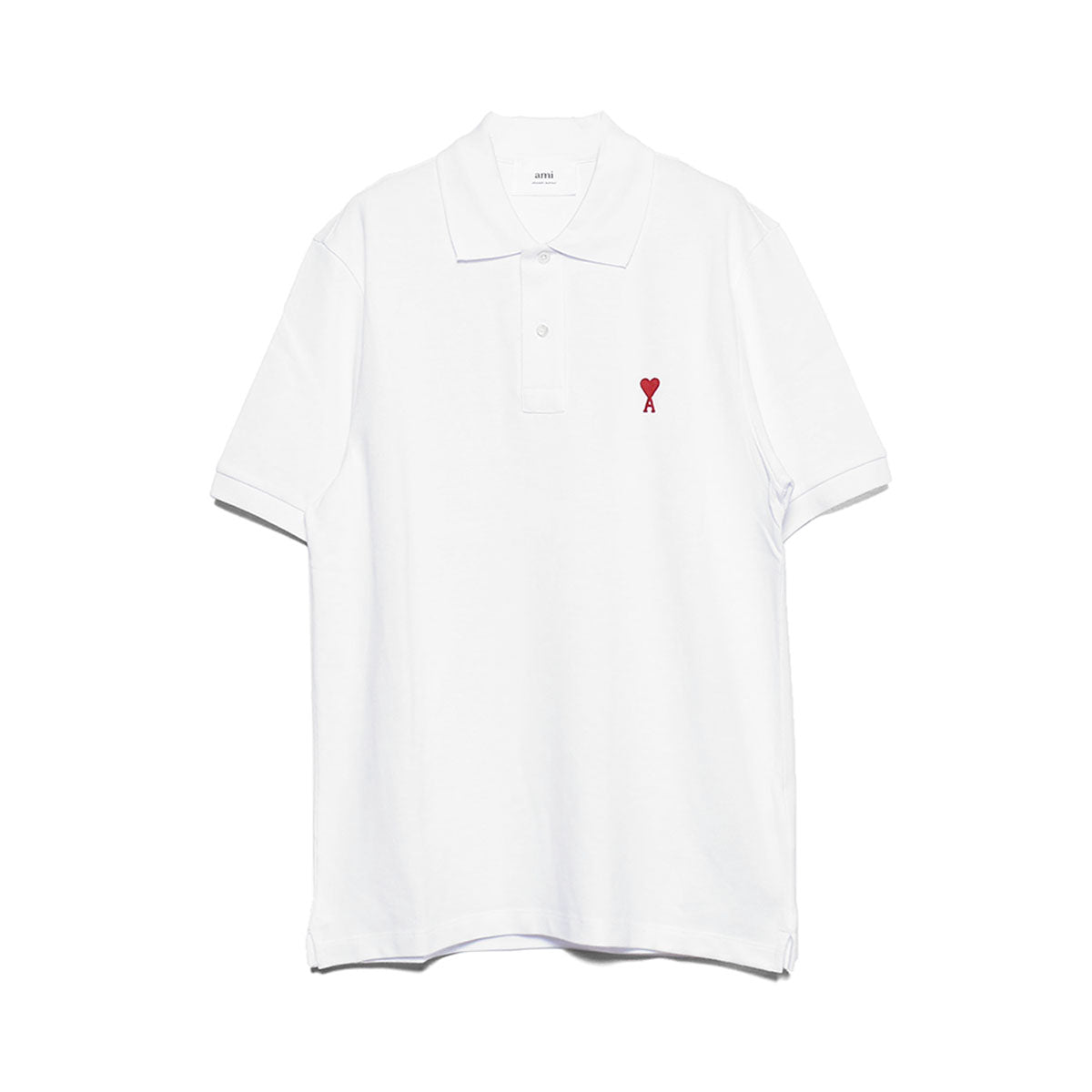 ami alexandre mattiussi]AMI DE COEUR SL POLO/WHITE(BFHPL001.760