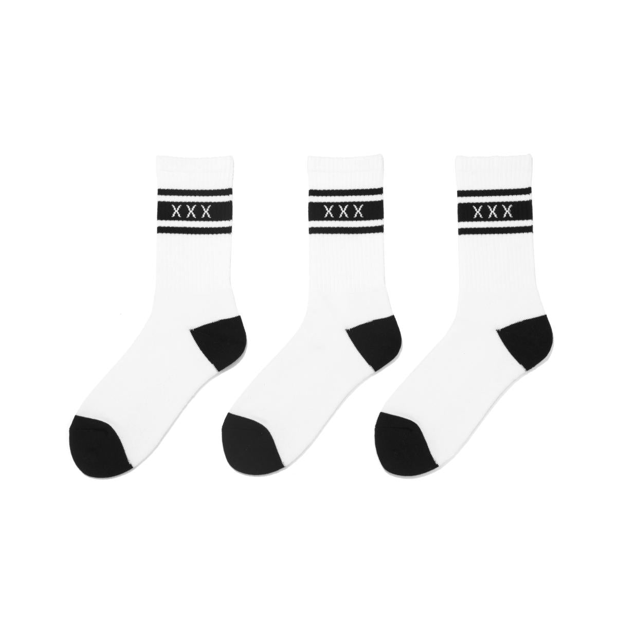 GOD SELECTION XXX]SOCKS (3PIECE 1PACK)/BLACK(GX-A23-SO-03) – R&Co.