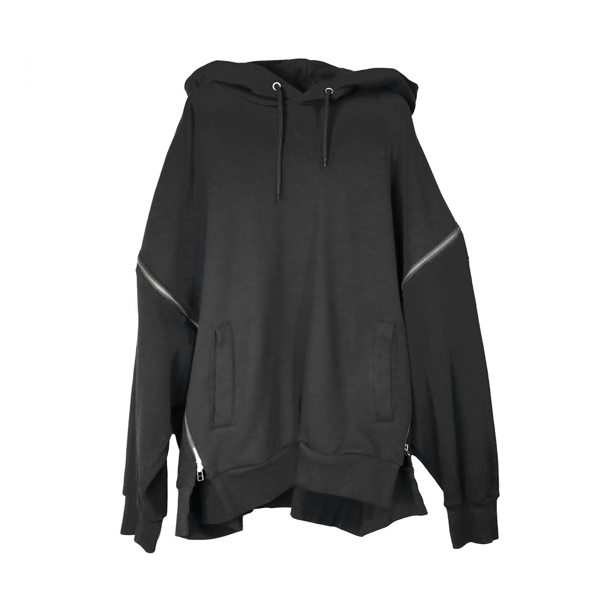 FACETASM]ZIPPER WAFFLE HOODIE/BLACK/BLACK(ABH-SW-U04) – R&Co.