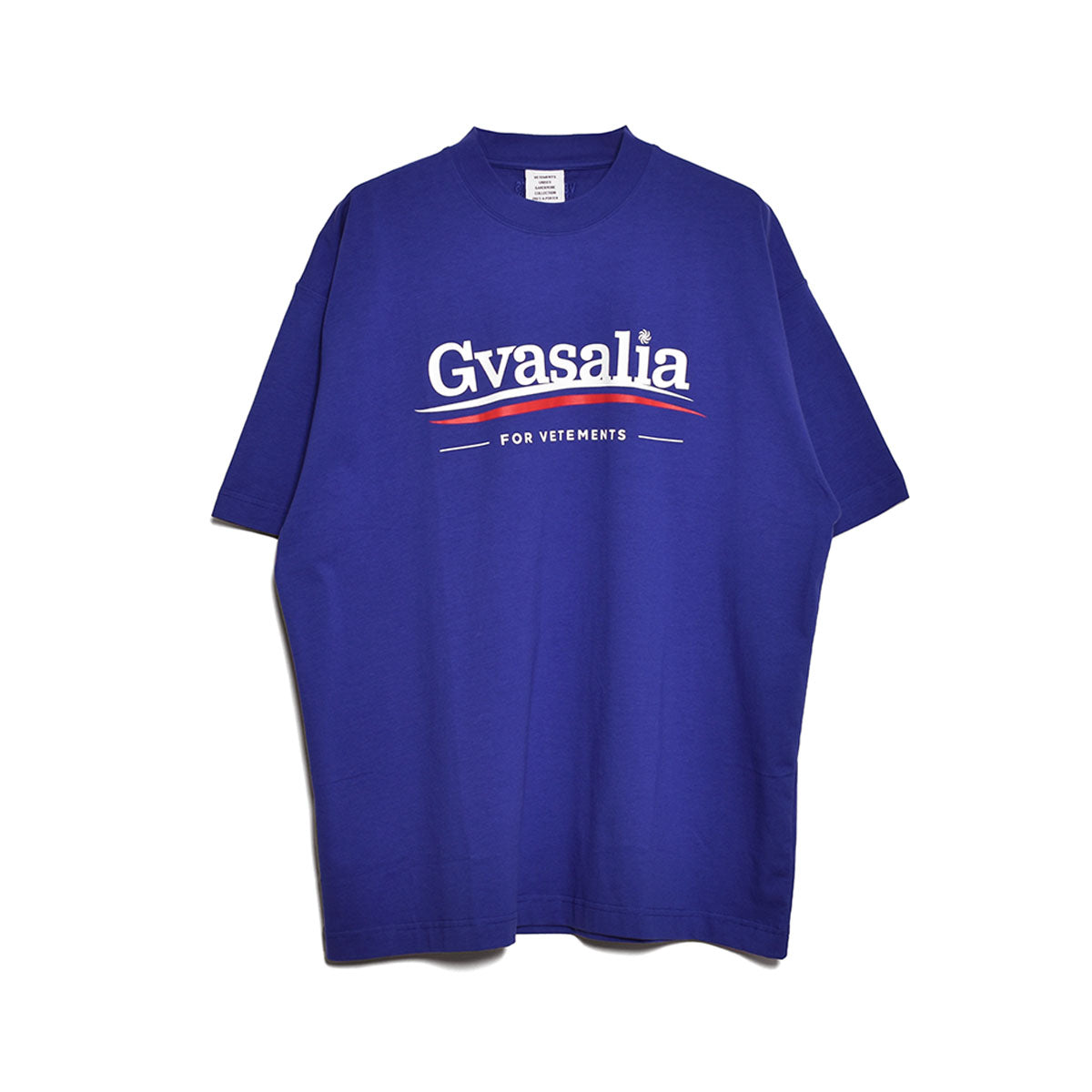 VETEMENTS]GVASALIA FOR VETEMENTS T-SHIRT/BLUE(UE63TR221) – R&Co.