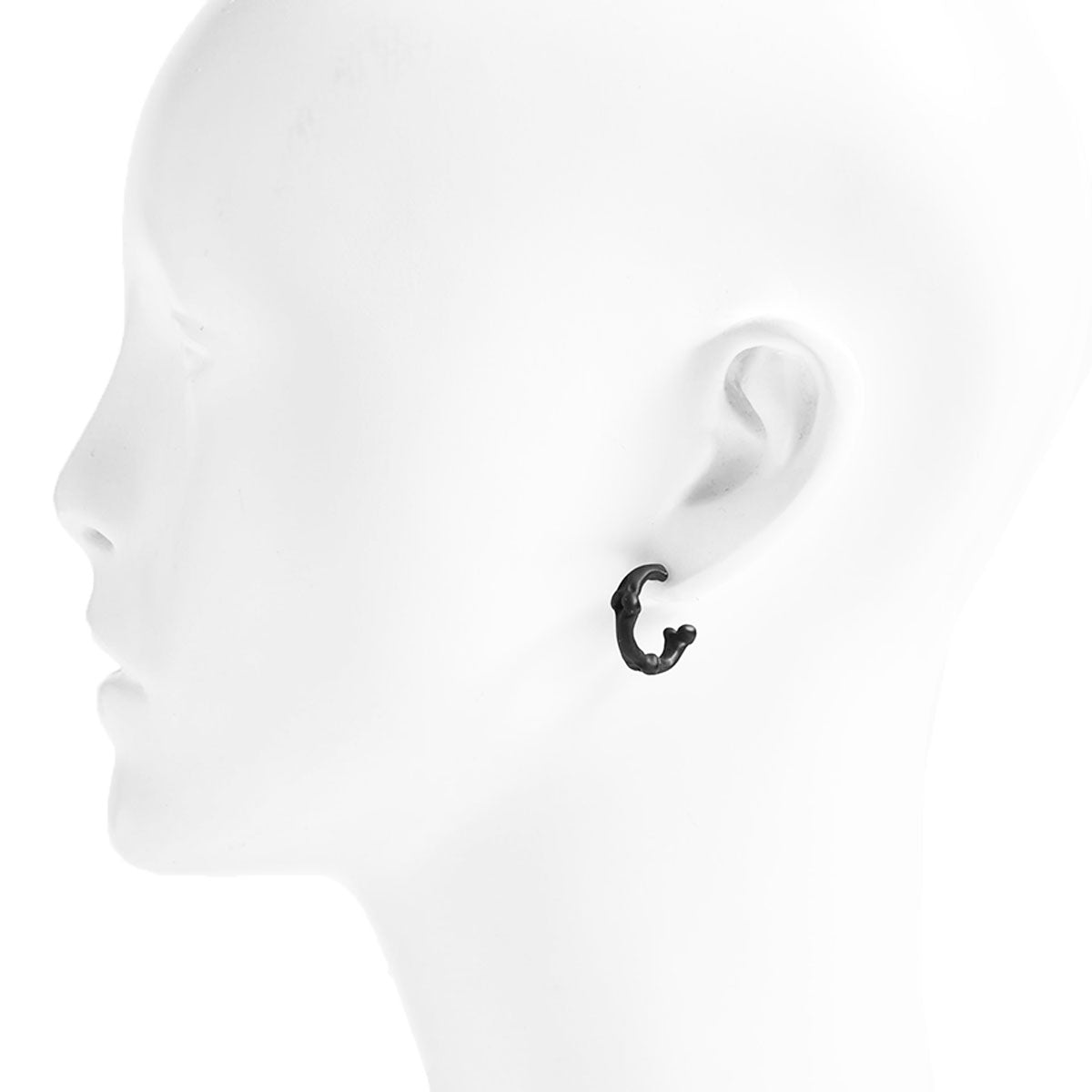 TAKAHIRO MIYASHITA TheSoloIst]bone shaped earrings.-M- (15mm