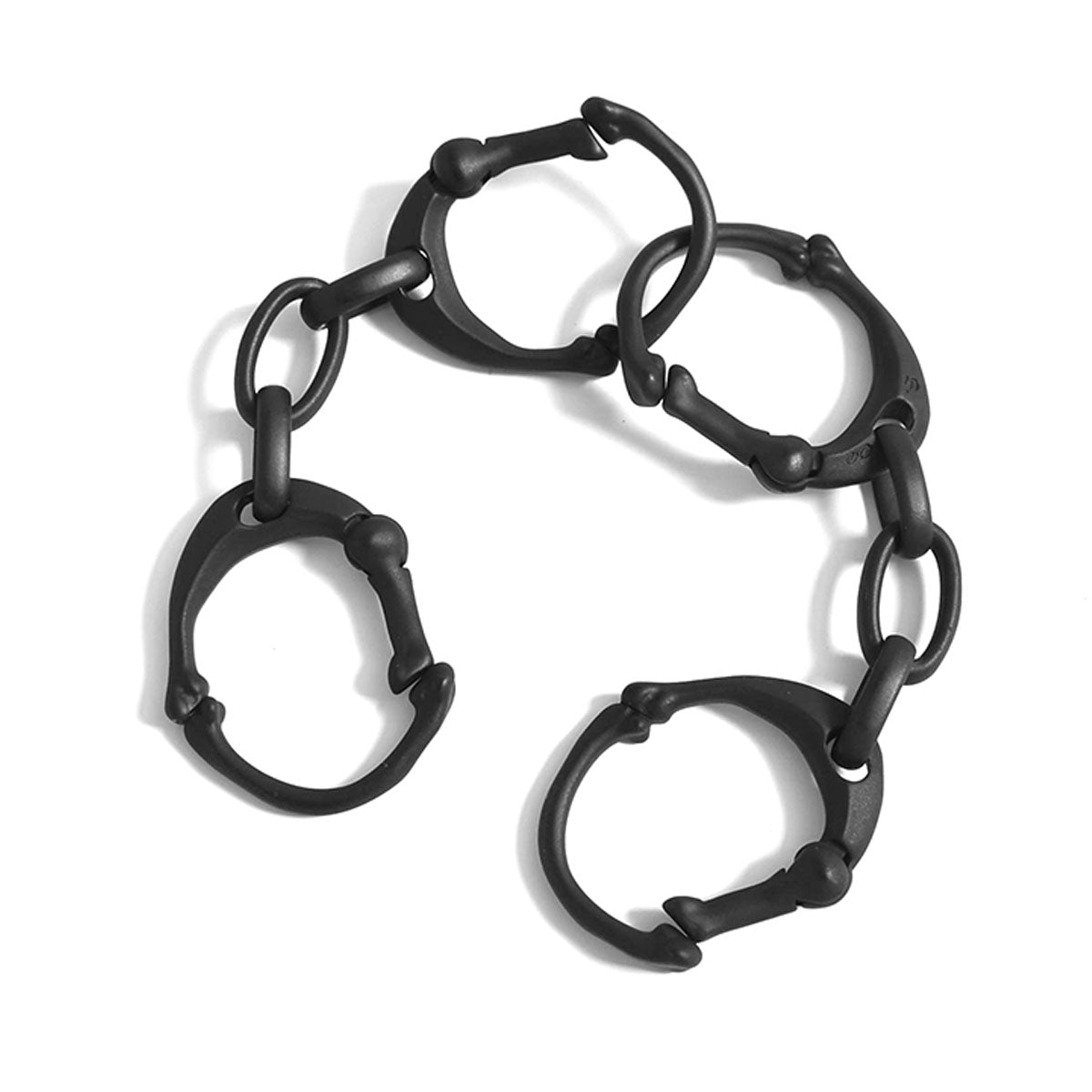 TAKAHIRO MIYASHITA TheSoloIst]bone shaped carabiner bracelet -L