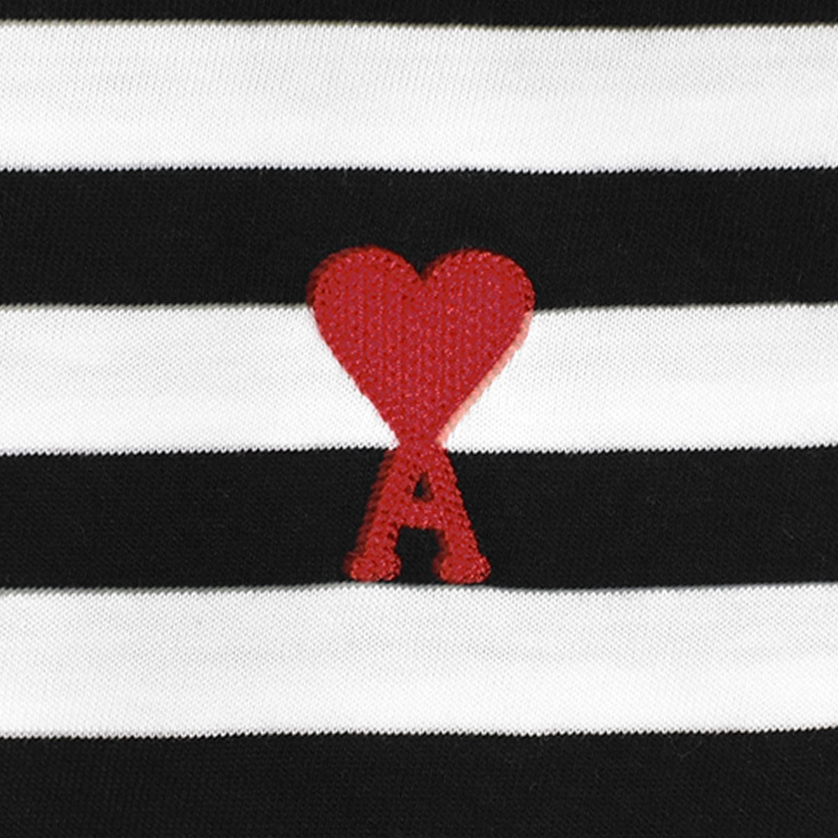 ami alexandre mattiussi]AMI DE COEUR T-SHIRT/BLACK/WHITE(UTS013