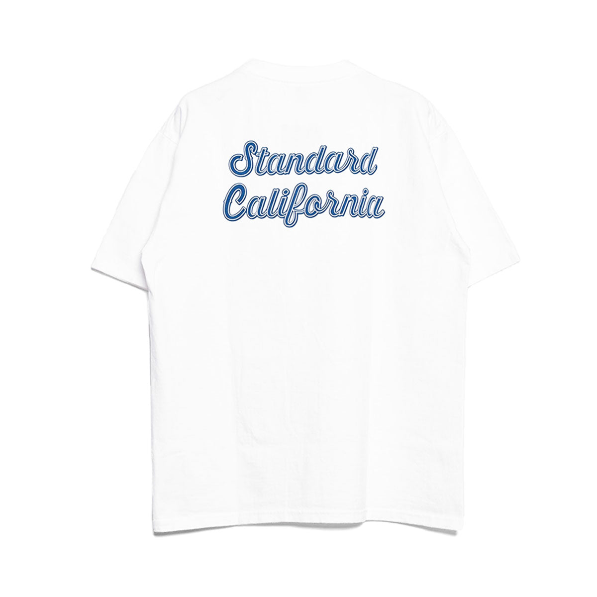 STANDARD CALIFORNIA]SD Heavyweight Script Logo T/WHITE(TSOSR090