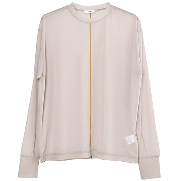 LINE SHEER L/S TOPS/BEIGE(12105-1102) – R&Co.