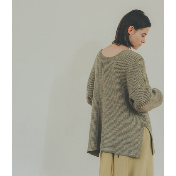 MIX COLOR STRING WIDE KNIT TOPS/MINT(12106-2012) – R&Co.