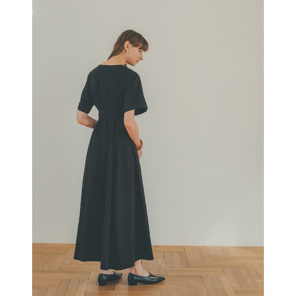 WIDE BELT MAXI ONE PIECE/BLACK(12112-5062) – R&Co.