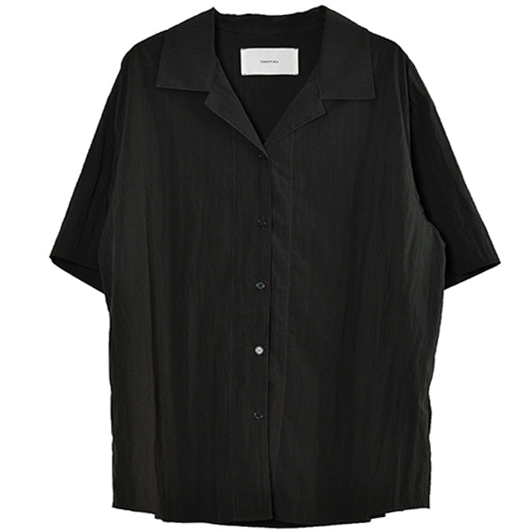 Halfsleeve Crape Shirts/CHARCOALGREY(12210410) – R&Co.